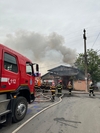 Incendiu uriaș lângă București! Pompierii intervin cu opt autospeciale / Foto-Video