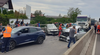 Accident pe DN 1, la Bărcănești, lângă Ploieşti, cu șase mașini și un camion. Doi oameni au ajuns la spital