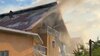 Incendiu la o casă lovită de un trăznet puternic, în Baia Mare