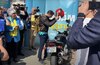 Sebastian Burduja a venit pe motocicletă să-și depună candidatura la Primăria Capitalei VIDEO