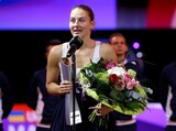 Jucătoarea și-a încheiat discursul pentru public, după ce a pierdut finala de la Stuttgart, cu celebrul „Slava (...)