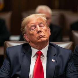 Valuri de ironii după ce Donald Trump a adormit la primul termen al procesului său din New York. „Sleepy Don este (...)