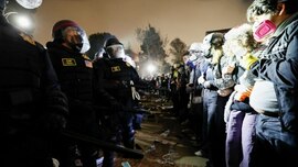 Poliția din SUA ia cu asalt încă o tabără de protest pro-palestiniană, la Los Angeles
