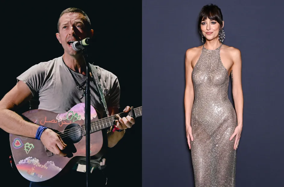 Despărțire fierbinte! Dakota Johnson îl face gelos pe Chris Martin într-o ținută complet transparentă