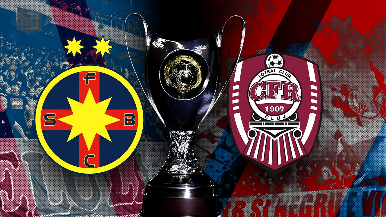 Cine transmite la TV FCSB – CFR Cluj