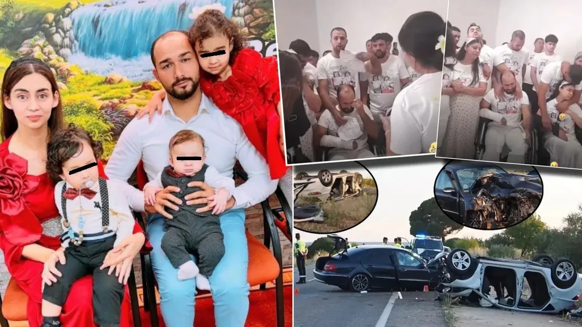 Mesajul tulburător al mamei românce care și-a pierdut cei trei copii într-un teribil accident produs în Spania