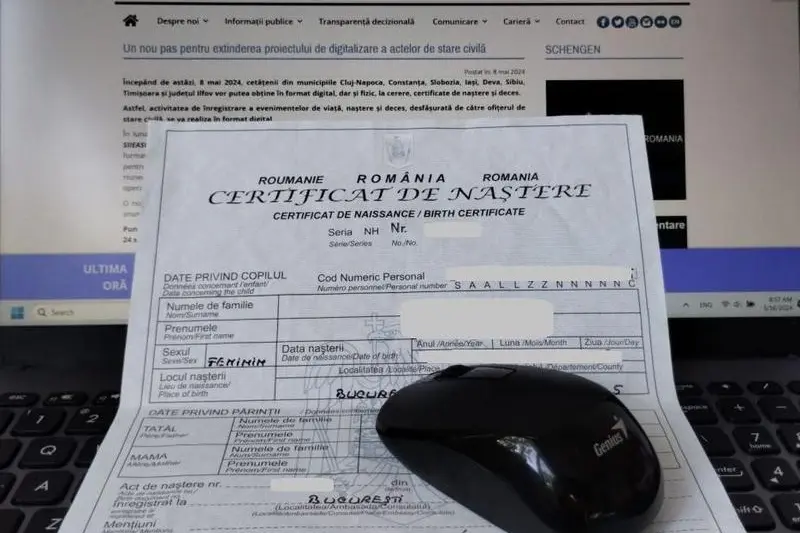 Orașul din România unde nu se mai pot achiziționa certificate de naștere sau de deces