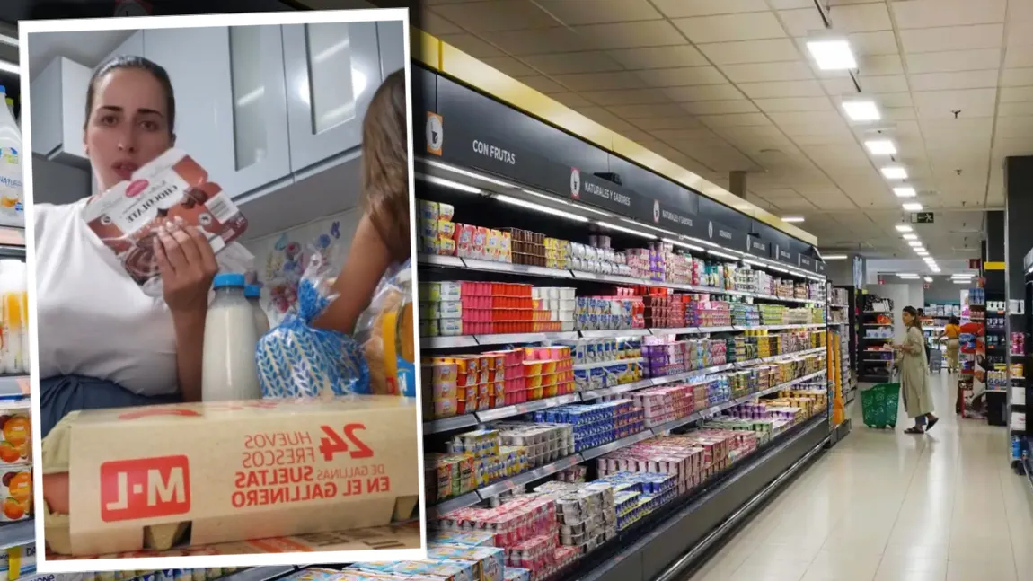 Ce a cumpărat o româncă într-un supermarket din Spania cu doar 100 de euro