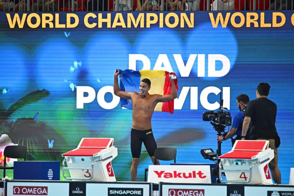 Confesiunea tulburătoare a lui David Popovici după aurul mondial: „M-a paralizat frica”