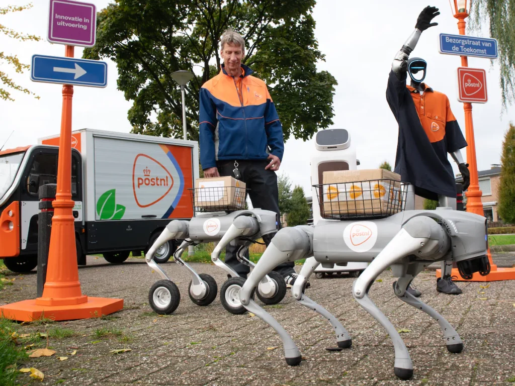 Poșta olandeză folosește un robot-câine pentru livrarea coletelor