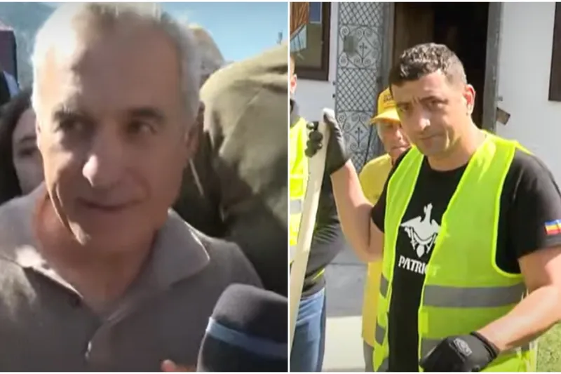Călin Georgescu, prima apariție publică după luni de absență, într-o zonă grav afectată de inundații