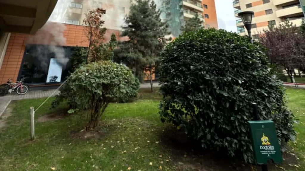 Incendiu la un centru spa situat în subsolul unui bloc din sectorul 6