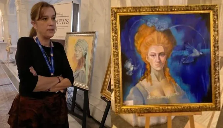 Magda Urse, artista care a recreat albastrul de Voroneț: 'Am vrut cu tot dinadinsul să-i descopăr compoziția'