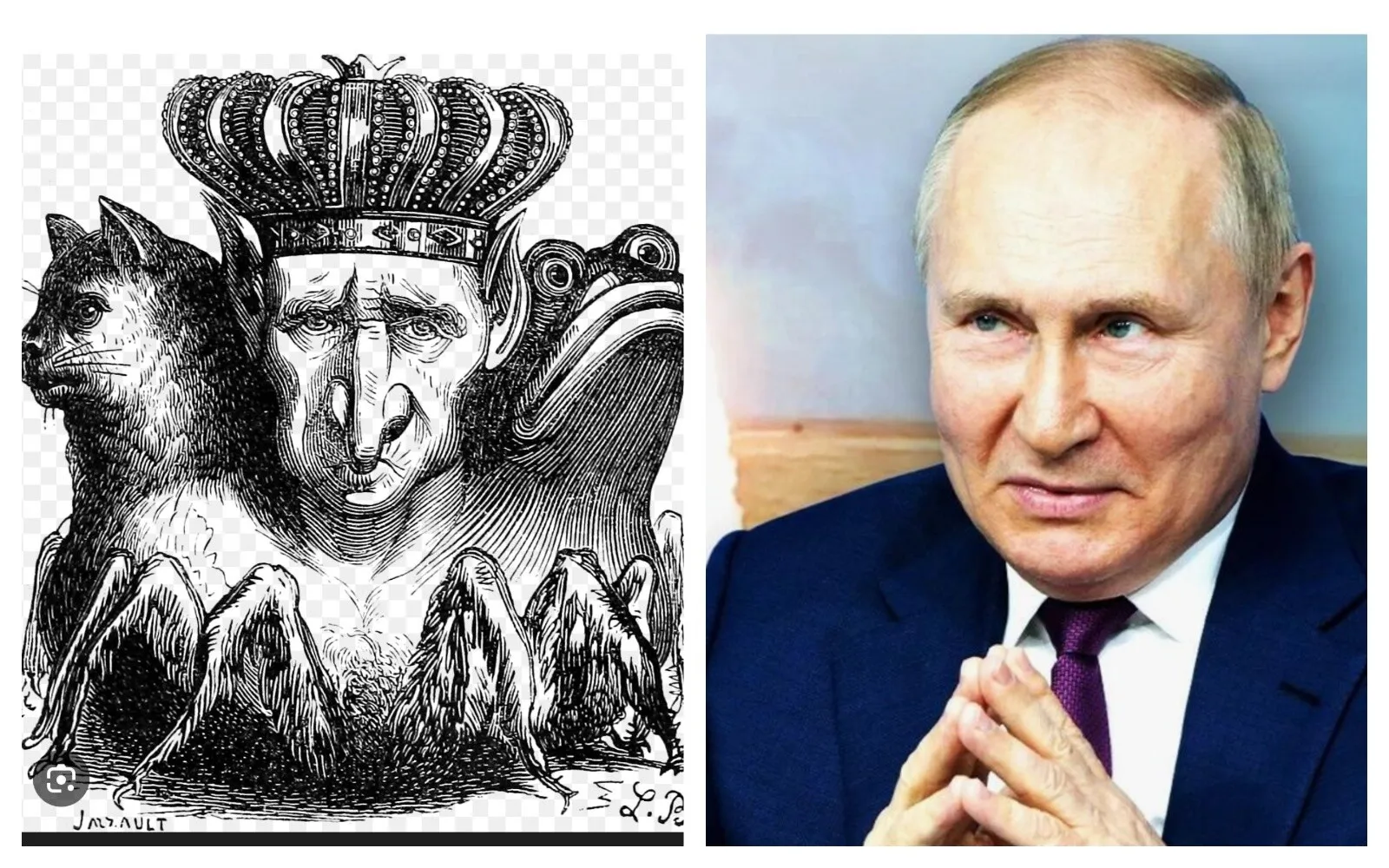 Andrei Caramitru face senzație cu ultima postare. 'Diavolul Bael. Seamănă fix dar fix cu Putin. Dar stați să vedeți (…)