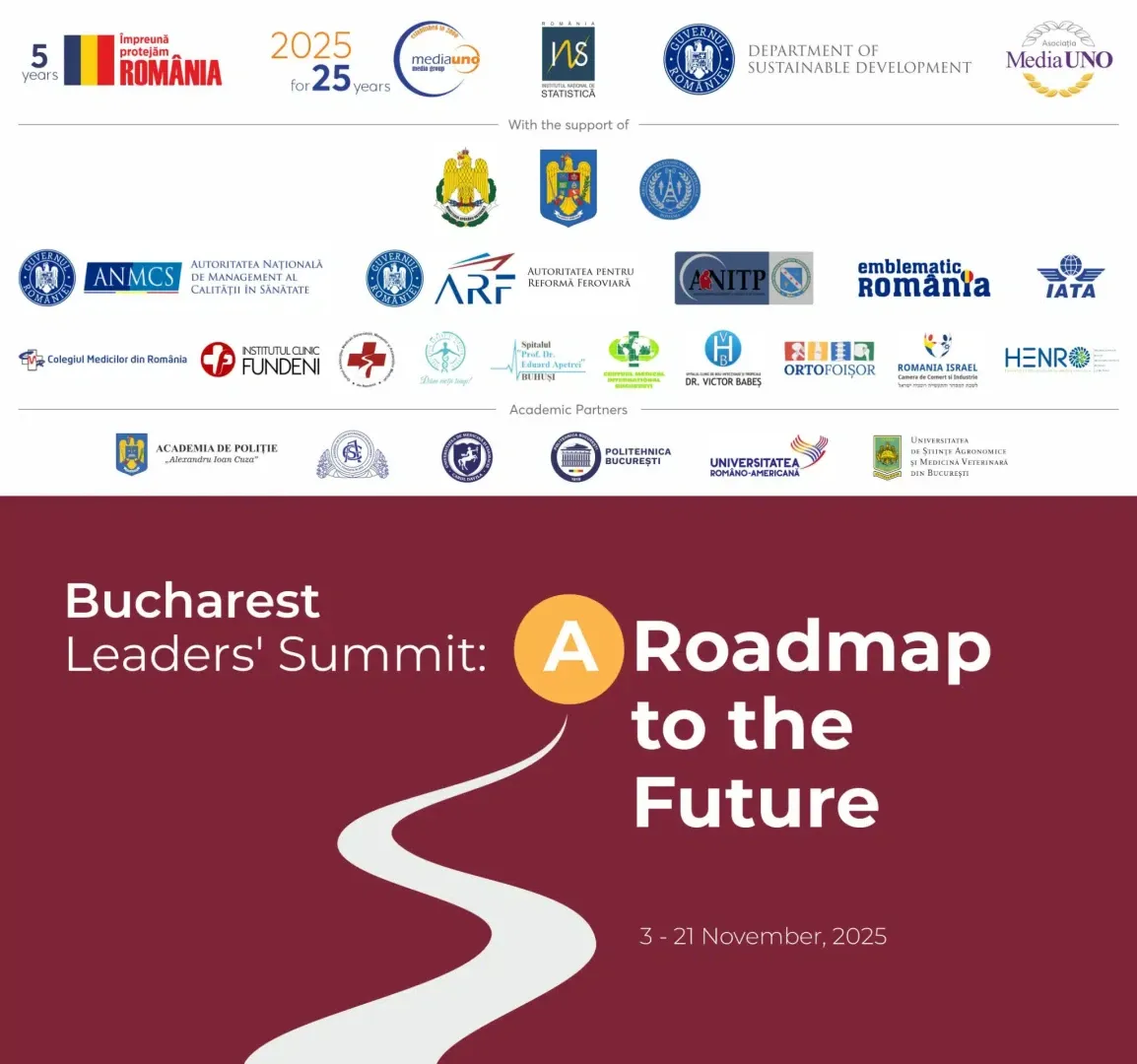 Palatul Victoria găzduiește, luni, deschiderea ’Bucharest Leaders’ Summit: A Roadmap to the Future’ - Va fi lansat (…)