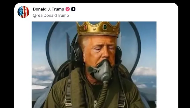 (VIDEO) Trump – film cu AI în care împroaşcă din avion protestatari cu materii fecale