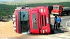 Un șofer român a provocat haos pe o autostradă din Franța, după ce a adormit la volan. S-a răsturnat cu TIR-ul și (...)