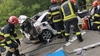 Accident între un autoturism şi un autocamion pe DN 1 Braşov-Sibiu: patru persoane au fost rănite
