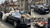 O nuntă cu fast a blocat un oraș din Teleorman | Oamenii au scos mobilier, covoare roşii şi ornamente pe trotuare