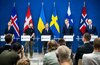 VIDEO Aflat la Stockholm, Zelenski a încheiat acorduri de securitate cu Suedia, Norvegia şi Islanda. Câte țări au (...)