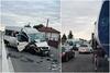Accident grav soldat cu doi răniţi, în Dolj. Şoferul unui microbuz s-a izbit cu putere de o cisternă parcată pe (...)