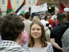 Mii de oameni au manifestat în Malmo faţă de participarea Israelului la Eurovision. Greta Thunberg, între participanţi