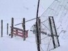 VIDEO. Peisaj de iarnă la jumătatea lunii mai, în România. Stratul de zăpadă are câțiva centimetri