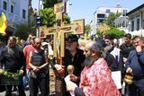 Gigi Becali a sfințit Calea Victoriei, pe drumul unde a avut loc marșul Pride / VIDEO