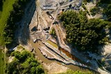 Situaţia s-a agravat la Salina Praid. Sufoziunile s-au unit și sute de metri cubi de rocă s-au prăbușit