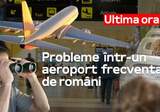 Un nou incident aviatic! Un low cost care zboară și în România a intrat într-un parapet în Grecia!