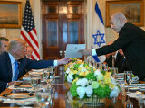 Donald Trump și Benjamin Netanyahu s-au întâlnit din nou la Casa Albă pentru discuţii privind Gaza