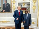 Încă un moment jenan marca Trump. L-a felicitat pe liderul Liberiei pentru nivelul englezei, dar engleza este limba (…)