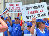 Angajații APIA și MIPE, în stradă. Sindicaliștii acuză că măsurile fiscale ale guvernului blochează fondurile europene