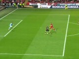 VIDEO. Golul lui Bîrligea. FCSB a deschis scorul cu Aberdeen