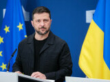 De Ziua Drapelului, Zelenski promite că nu va ceda teritoriul Rusiei. „Nu vom preda pământul nostru ocupantului