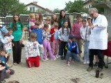 Experimente chimice pentru copii, la biserică. „Cel mai mult mi-a plăcut vulcanul”