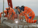 Stadiul lucrărilor de pe primul lot al Autostrăzii A0 Nord. Contractul a fost câștigat de o asociere româno-italiană