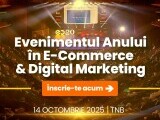 GPeC SUMMIT 14 Octombrie – ziua în care domeniile E-Commerce și Digital Marketing sărbătoresc două decenii împreună (…)