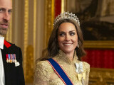 Kate Middleton, apariție elegantă la banchetul de stat din timpul vizitei lui Donald Trump. FOTO