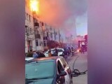 Apartament mistuit de flăcări, într-un bloc din Craiova. Doi câini nu au putut fi salvați. VIDEO