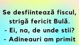 BANC | Bulă și FISC-ul