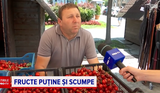 Fructe mai puține și mai scumpe. Cât au ajuns să coste cireșele, caisele și vișinele în piețe