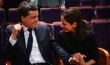 Nicușor Dan și Mirabela Grădinaru, prezenți la serbarea fiicei lor. Cei doi au ajuns separat, însoțiti de SPP