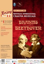 Brahms & Beethoven – O seară a contrastelor la Craiova Muzicală, ediția 52