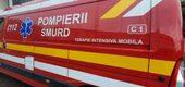Botoşani: Un microbuz a luat foc în trafic pe DN 29D la ieşirea din localitatea Truşeşti