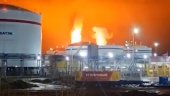 Încă un port petrolier rusesc în flăcări după un atac ucrainean cu drone