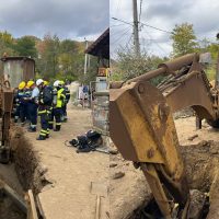 Vâlcea: Zeci de persoane evacuate în Băile Olănești, după ce muncitorii au spart o conductă de gaze