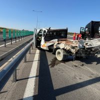 Sibiu: Accident grav pe autostrada A1 la ieșire din Boița. Trei persoane și-au pierdut viața