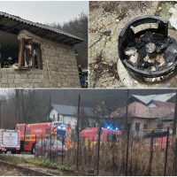 Vâlcea: Un bărbat în vârstă de 87 de ani a fost rănit după ce butelia de la aragaz a sărit în aer | AUDIO