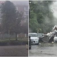 Vijelii puternice în București și în județe din sudul țării. O femeie din Otopeni a murit după ce acoperișul unei (…)
